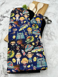 Oven Mitts. Pop Culture. Jurassic Park. Cartoon