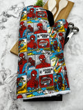 Oven Mitts. Pop Culture. Spiderman comic