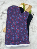 Oven Mitts. Pop Culture. Dr. Who Tardis Swirl. Small