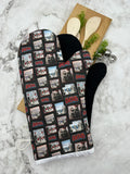Oven Mitts. Pop Culture. Walking Dead.