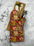 Oven Mitts. Food. Candy