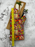 Oven Mitts. Food. Candy