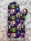 Oven mitts. Pop Culture. Nightmare Before Christmas. Oogie Boogie