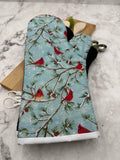 Oven Mitts. Christmas. Cardinals