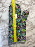 Oven Mitts. Flowers. Succulents.