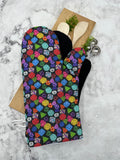 Oven Mitts. Pop Culture. D20 Dice.