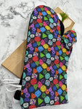 Oven Mitts. Pop Culture. D20 Dice.