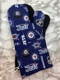 Oven Mitts. Sports. Winnipeg Jets