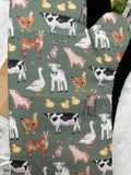Oven Mitts. Animals. Farm.