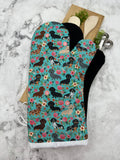 Oven Mitts. Animals. Dogs. Dachsund.