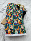 Oven Mitts. Animals. Lamas.