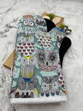 Oven Mitts. Animals. Owls.