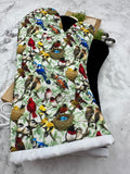 Oven Mitts. Animals. Birds.