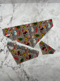 Lifestyle. Dog bandanas! Camping. Small, medium or large. It fits ON the collar!