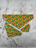 Dog bandanas! Food. Fruit. Small, medium or large. It fits ON the collar!