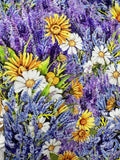 Oven Mitts. Flowers. Lilacs.