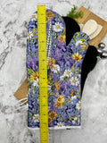Oven Mitts. Flowers. Lilacs.