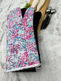 Oven Mitts. Flowers. Cherry Blossoms.