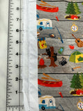 Fabric. Camping. Half or full yard. Polyester