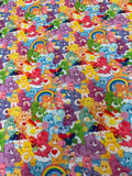 Fabric. Care Bears. Half or full yard. Polyester