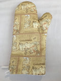 Oven mitts. Pop culture. Game of Thrones. Map