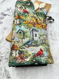 Oven mitts. Animals. Birds and Bird houses