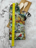 Oven mitts. Animals. Birds and Bird houses