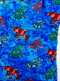 Oven mitts. Animals. Frogs. Blue