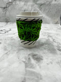 Cup sleeve. Cannabis. Insulated reusable Travel Cup or coffee Sleeve!