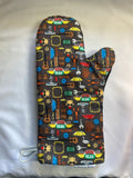 Oven mitts. Pop culture. Friends. Symbols.
