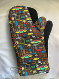 Oven mitts. Pop culture. Friends. Symbols.