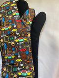 Oven mitts. Pop culture. Friends. Symbols.
