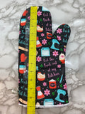 Oven mitts. Flowers. Swear. Get the Fuck out of my Kitchen.