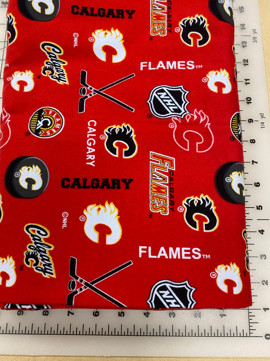 Calgary Flames Bandana / Flames Pet Bandana / Dog Cat 