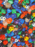 Oven mitts. Game. Dice. Realistic.