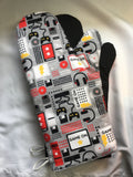 Oven mitts. Games. Game controllers