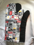 Oven mitts. Games. Game controllers