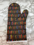 Oven mitts. Life. Library books