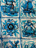 Oven mitts. Life. Dutch. Netherlands light blue