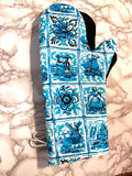 Oven mitts. Life. Dutch. Netherlands light blue