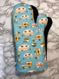 Oven mitts. Camping life style