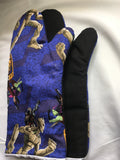 Oven mitts. Pop Culture. Guardians of the Galaxy. Blue.
