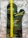 Oven mitts. Life. Camouflage. Green
