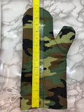 Oven mitts. Life. Camouflage. Green