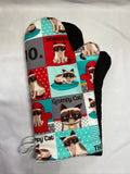 Oven mitts. Pop Culture! Grumpy cat.