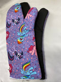 Oven mitts. Pop culture. My Little Pony.