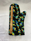 Oven mitts. Animals. Cat. Tie dye kitty's