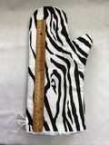 Oven mitts. Animals. Zebra print
