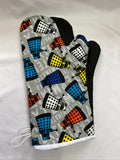 Oven mitts. Pop Culture. Dr. Who. Dalek