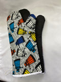 Oven mitts. Pop Culture. Dr. Who. Dalek